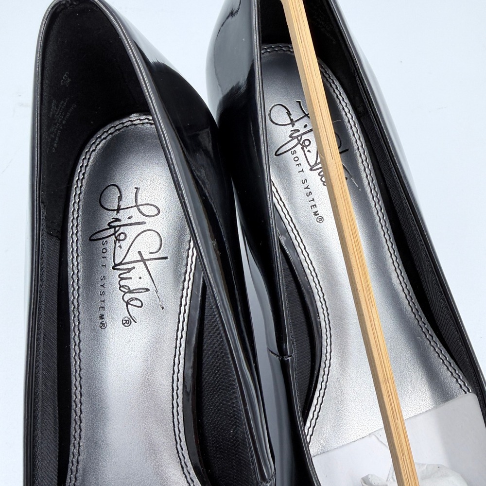 LifeStride Parigi Black Glory Pumps‎ Women's Size 7M Soft System Heels - Picture 6 of 9